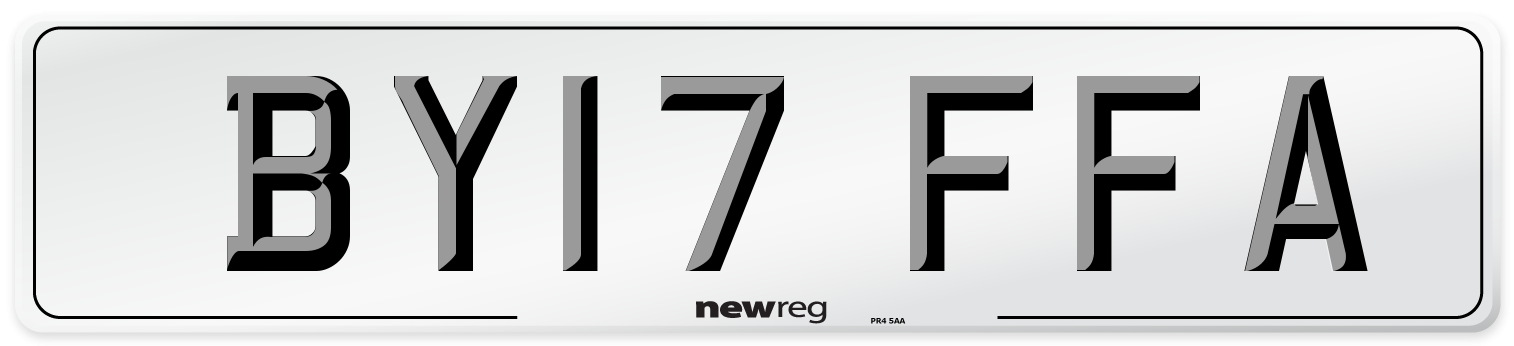 BY17 FFA Number Plate from New Reg